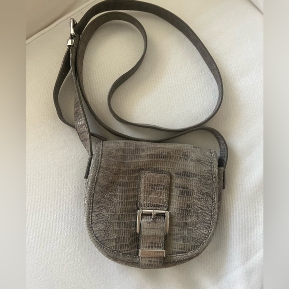 Michael Kors Crocodile Embossed Crossbody Bag - Picture 1 of 8